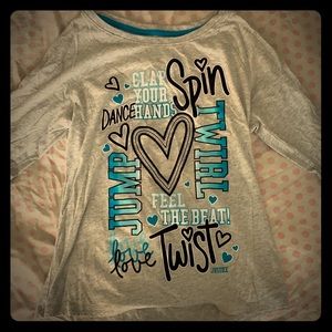 Justice Dance Crop-Sleeve Shirt